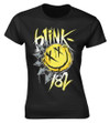 Blink 182 'Big Smile' (Black) Womens Fitted T-Shirt