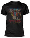 The Beatles 'Sgt Pepper Faded' (Black) T-Shirt Front