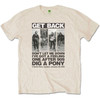 The Beatles 'Rooftop Panels' (Natural) T-Shirt