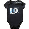 The Beatles 'Abbey Road Colours Crossing' (Black) Baby Grow