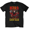 Kiss 'Love Gun Glow' (Black) T-Shirt