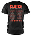 Clutch 'Go Forth Ad Infinitum XXII Tour' (Black) T-Shirt