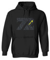 Metallica '72 Seasons Charred Logo' (Black) Pull Over Hoodie