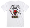 Stranger Things 'Hellfire Club Crest' (White) T-Shirt