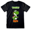 Nintendo Super Mario 'Yoshi Profile' (Black) T-Shirt