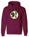 Harry Potter 'Platform 9 And 3 Quarters' (Burgundy) Pull Over Hoodie