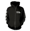 Black Flag 'Logo' (Black) Zip Up Hoodie