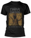 Corpus Christii 'The Bitter End Of Old' (Black) T-Shirt Front