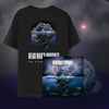Dead Man's Whiskey 'In The Storm' Signed LP 'Stormy Night' Marbled Vinyl + T Shirt Bundle