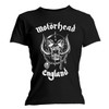 Motorhead 'England' (Black) Womens Fitted T-Shirt