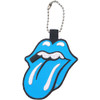 The Rolling Stones 'Blue Classic Tongue' Patch Keyring