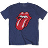 The Rolling Stones 'Classic Tongue' (Navy Blue) Kids T-Shirt