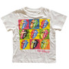 The Rolling Stones 'Two-Tone Tongues' (White) Toddlers T-Shirt