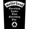 Motorhead 'Everything Louder' (Black) Back Patch