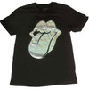 The Rolling Stones 'Foil Tongue' (Black) Womens Fitted T-Shirt