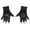 Motorhead 'Logo & Iron Cross' Fingerless Gloves