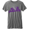 Black Sabbath 'Logo & Daemon' (Grey) Burnout T-Shirt