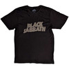 Black Sabbath 'Wavy Logo' (Black) Hi-Build T-Shirt