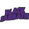 Black Sabbath 'Logo Cut Out' (Black) Patch