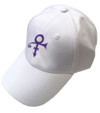 Prince 'Purple Symbol' (White) Baseball Cap
