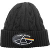 Pink Floyd 'Dark Side Of The Moon Black Border' (Black) Cable Knit Beanie Hat