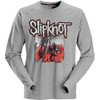 Slipknot 'Self-Titled' (Grey) Long Sleeve Shirt