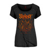 Slipknot 'The Wheel' (Black) Womans Fitted T-Shirt