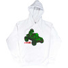 Gorillaz 'Green Jeep' (White) Pull Over Hoodie