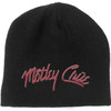 Motley Crue 'Script Logo' (Black) Beanie Hat