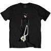 Prince 'W2A White Guitar' (Black) T-Shirt