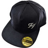 Foo Fighters 'White FF Ex Tour' (Black) Snapback Cap