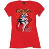 The Rolling Stones 'Start Me Up' (Red) Womens Fitted T-Shirt