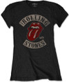 The Rolling Stones 'Tongue Patch 1978' (Black) Womens Fitted T-Shirt