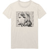 Kurt Cobain 'Contrast Profile' (White) T-Shirt