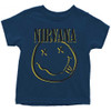 Nirvana 'Inverse Happy Face' (Navy) Toddlers T-Shirt