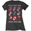 The Rolling Stones 'Voodoo Lounge Tongues' (Grey) Womens Fitted T-Shirt