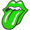 The Rolling Stones 'Classic Tongue Green' Patch