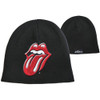 The Rolling Stones 'Classic Tongue' (Black) Beanie Hat