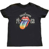 The Rolling Stones 'Rainbow Tongue 62' (Black) Hi-Build T-Shirt