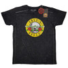 Guns N' Roses 'Classic Logo' (Black) Snow Wash T-Shirt