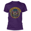 Guns N' Roses 'Skull Circle' (Purple) T-Shirt