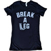 Foo Fighters 'Break A Leg' (Black) Womens Fitted T-Shirt