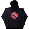 Foo Fighters 'FF Logo' (Black) Pull Over Hoodie