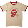 The Rolling Stones 'US Tour 78' (Natural) Ringer T-Shirt