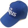 The Beatles 'White Drop T Logo' (Mid Blue) Baseball Cap