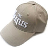 The Beatles 'White Drop T Logo' (Sand) Baseball Cap