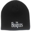 The Beatles 'Drop T Logo' (Black) Beanie Hat