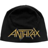 Anthrax 'Yellow Logo' (Black) Beanie Hat