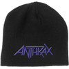 Anthrax 'Logo' (Black) Beanie Hat