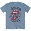 The Rolling Stones 'Europe 82 Tour' (Blue) T-Shirt